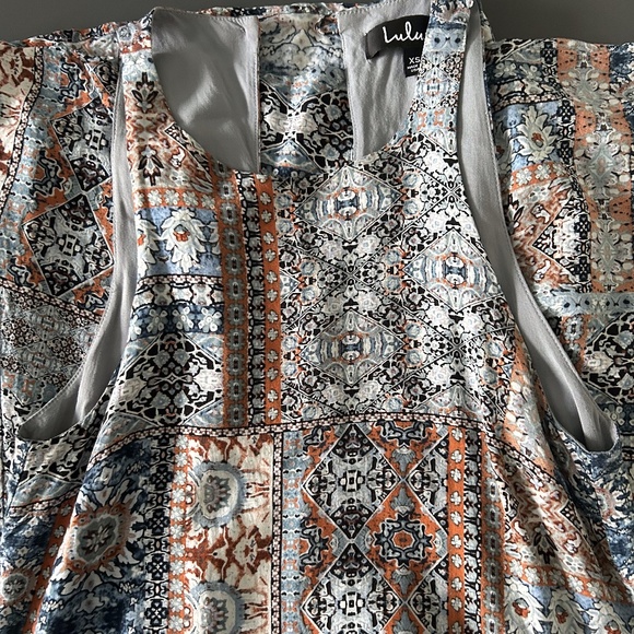 Multicolored Lulus 70's dress - Picture 3 of 3